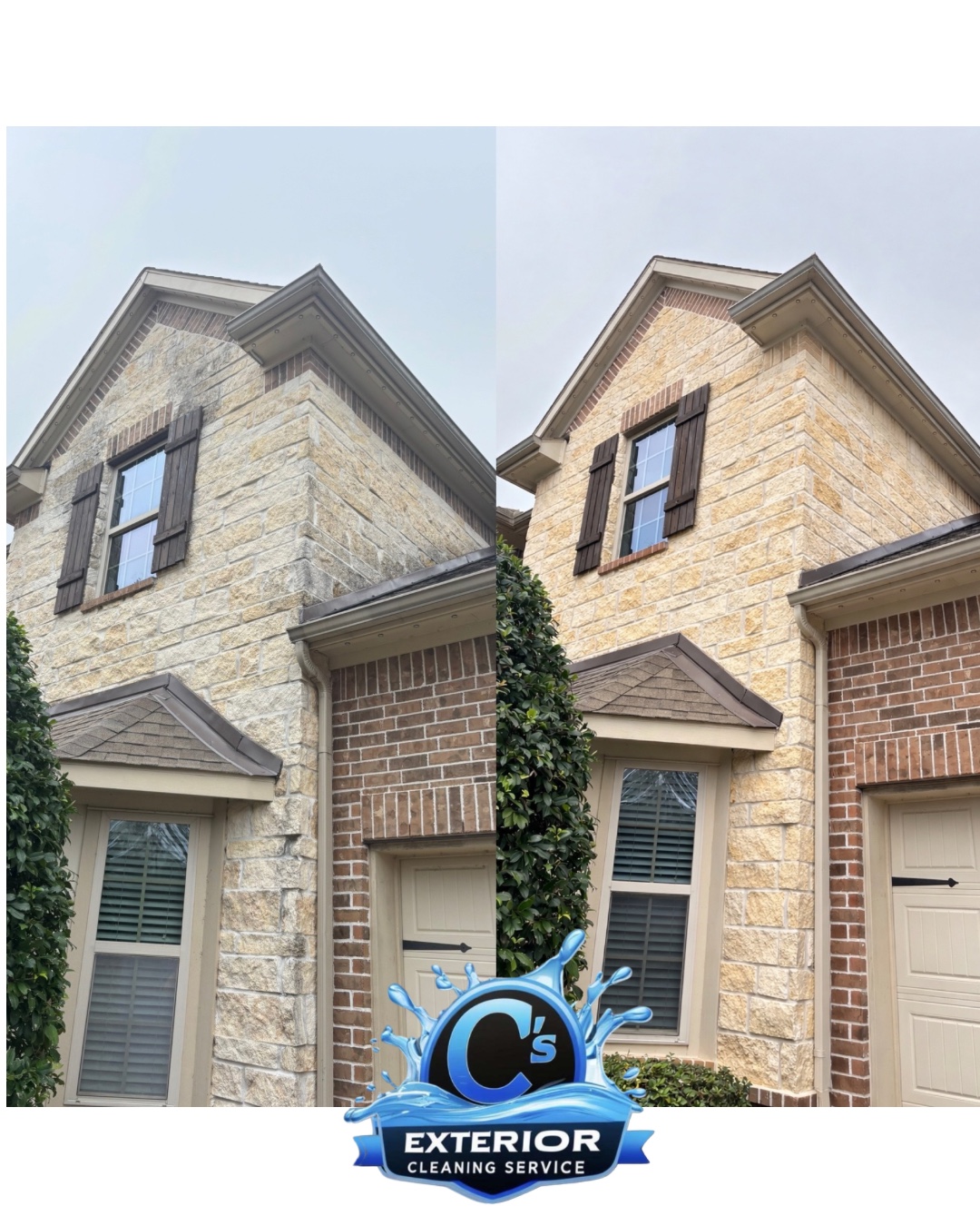 siding cleaning after